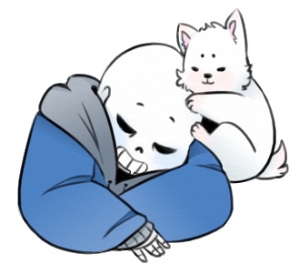 Sans Dog Annoying dog and Sans by Rimoussitta on DeviantArt