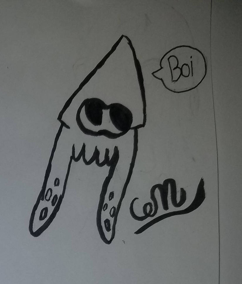 Inkling squid form by Cattomysterious on DeviantArt