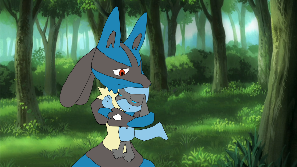 Lucario and Riolu: The Heart of the Forest by NinHitFan2000 on DeviantArt