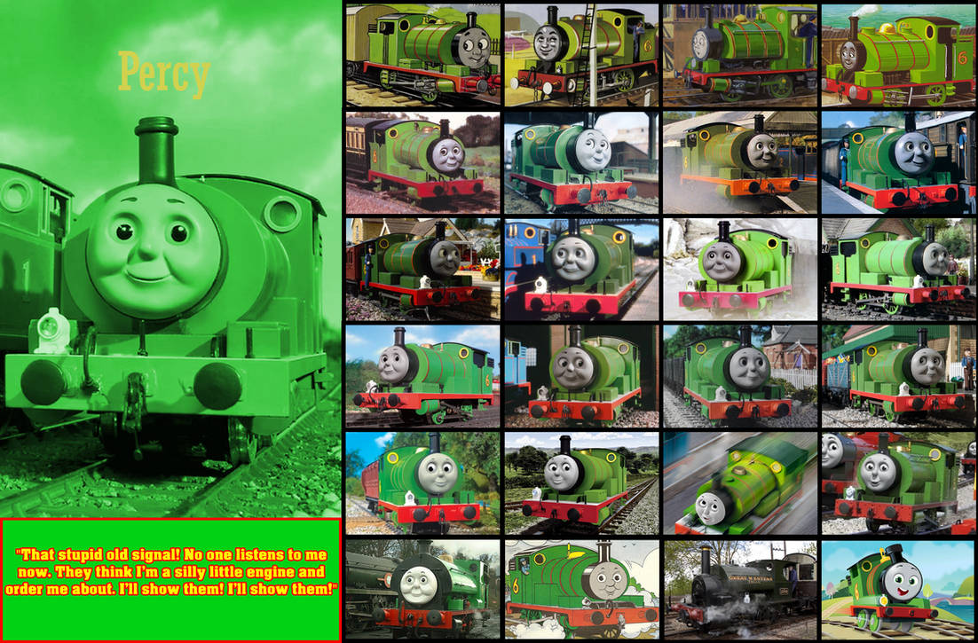 Percy The Small Engine R3 Percy the Small Engine collage by NinHitFan2000 on DeviantArt
