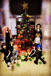 My bjd family wish you a merry christmas!!!