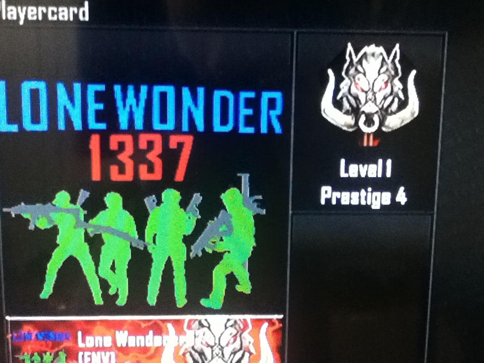 Cod2 Player Card My Black Ops 2 playercard and emblem. by lonewonder1337 on DeviantArt