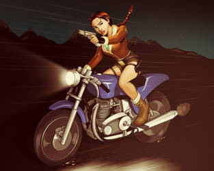 Lara Croft: Street Assault Motorbike