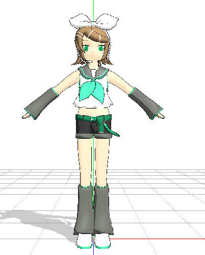MMD Model -Me- by SadieHedgie20 on DeviantArt