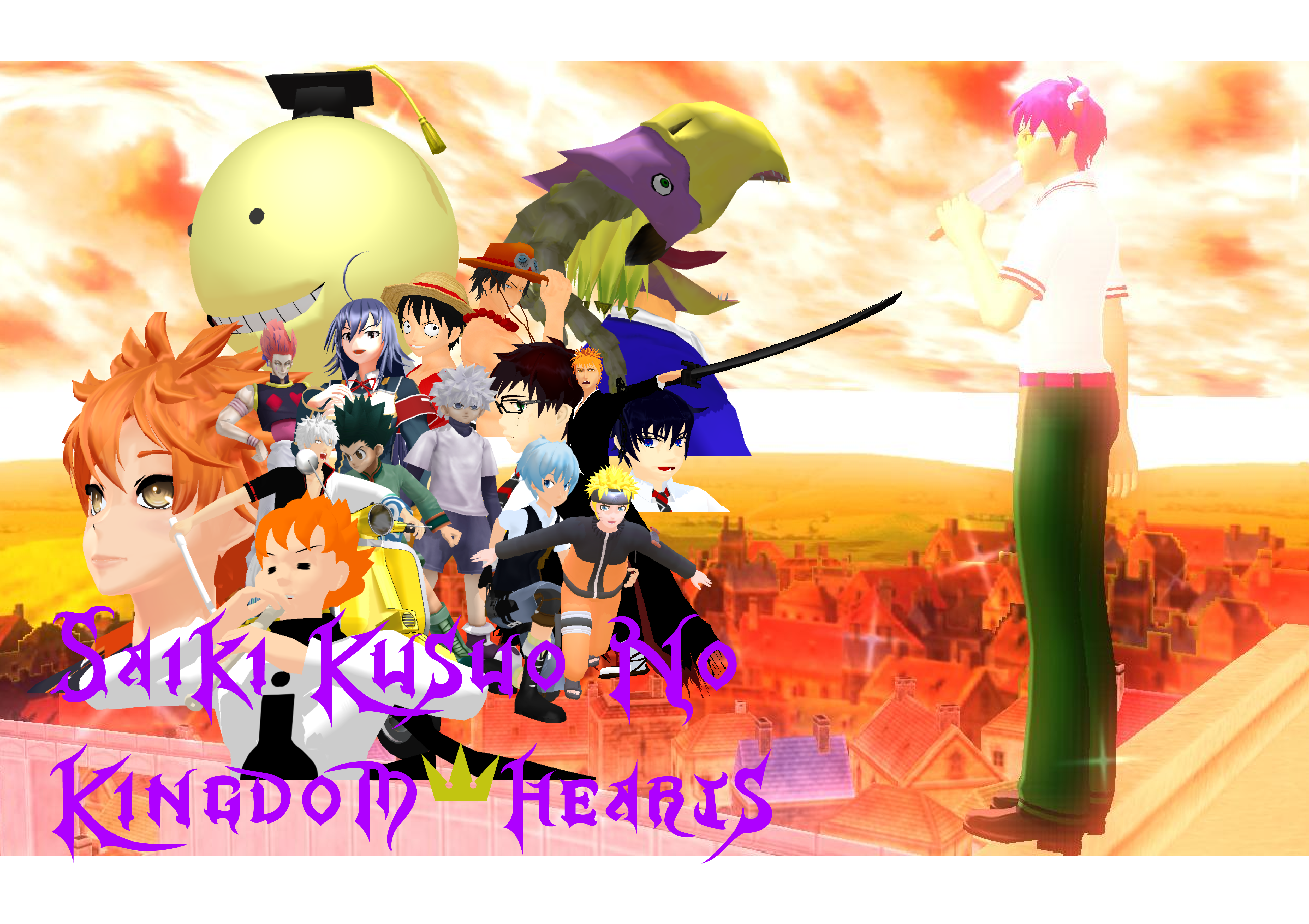 Saiki Kusuo No Kingdom Hearts Cover Photo