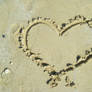 Heart in the sand