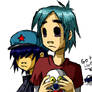 Gorillaz: 2D and Noodle