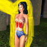Wonder Woman Hypnotized At Stonehenge