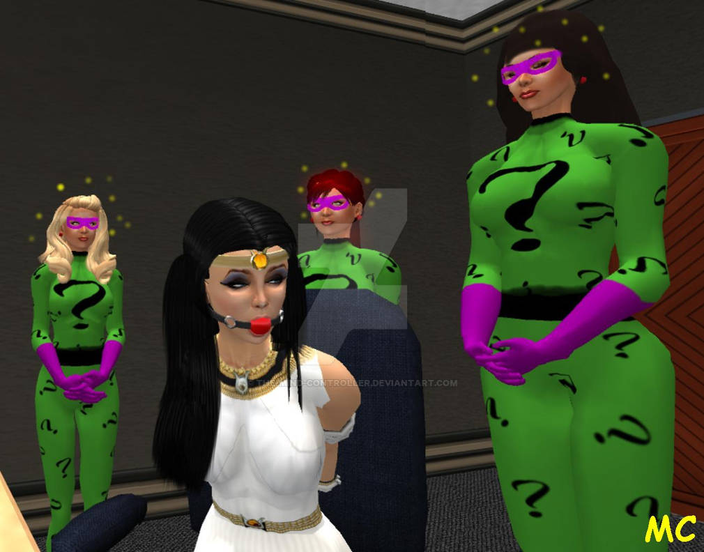 The Riddler Mind Control Device Prisoner Of The Riddlerettes by The-Mind-Controller on DeviantArt