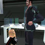 A Hypnotized Supergirl Kneels Before Zod
