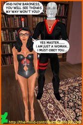 The Baroness Becomes Destro's Fembot Slave by The-Mind-Controller