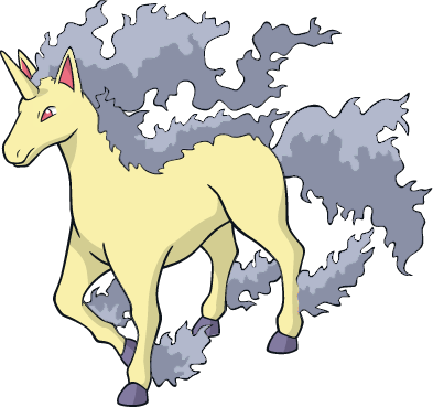 Shiny Rapidash Global Link Art by TrainerParshen