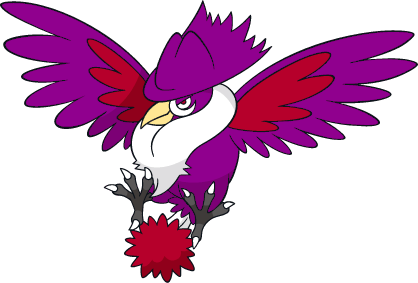 Shiny Honchkrow Global Link Art by TrainerParshen