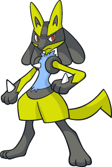 Shiny Mega Lucario (My Version) by Lasercraft32 on DeviantArt