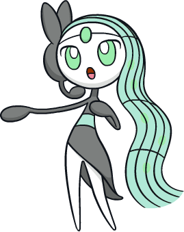 art trade for meloetta-shiny by pokemonlpsfan 