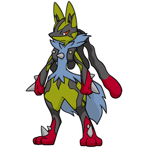 Properly Colored Shiny Mega Lucario by Othienka on DeviantArt