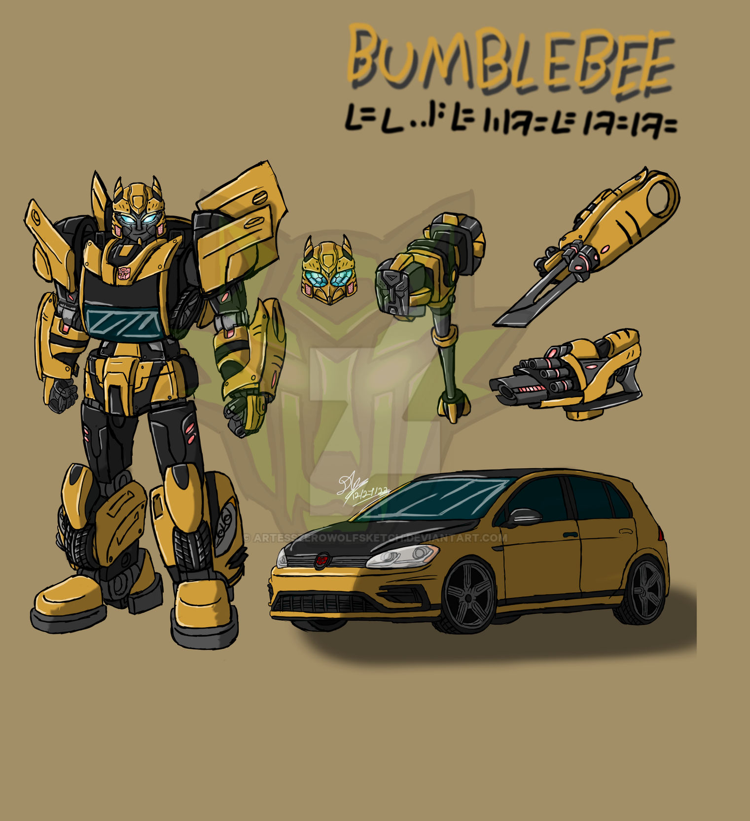 TF RE-EMERGENCE Bumblebee by ArtessZeroWolfSketch on DeviantArt