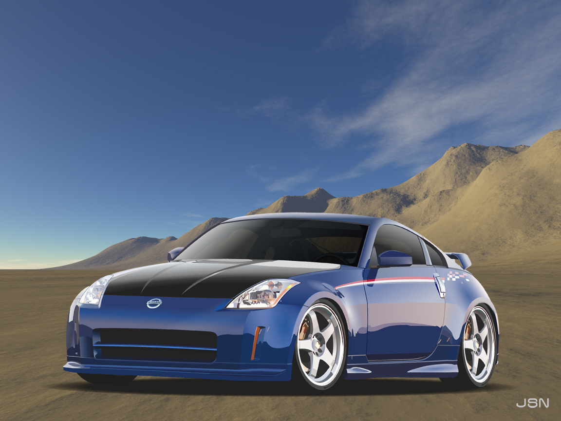 Nissan 350Z Desert - Vector