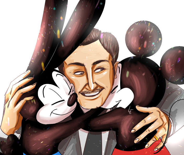 Walt Disney And His Sons by L0rdEden on DeviantArt