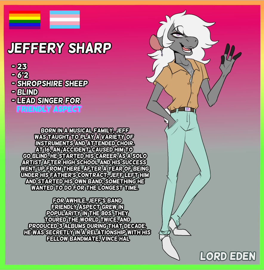 Sharp Log Reference Jeffery Sharp REFERENCE SHEET by L0rdEden on DeviantArt
