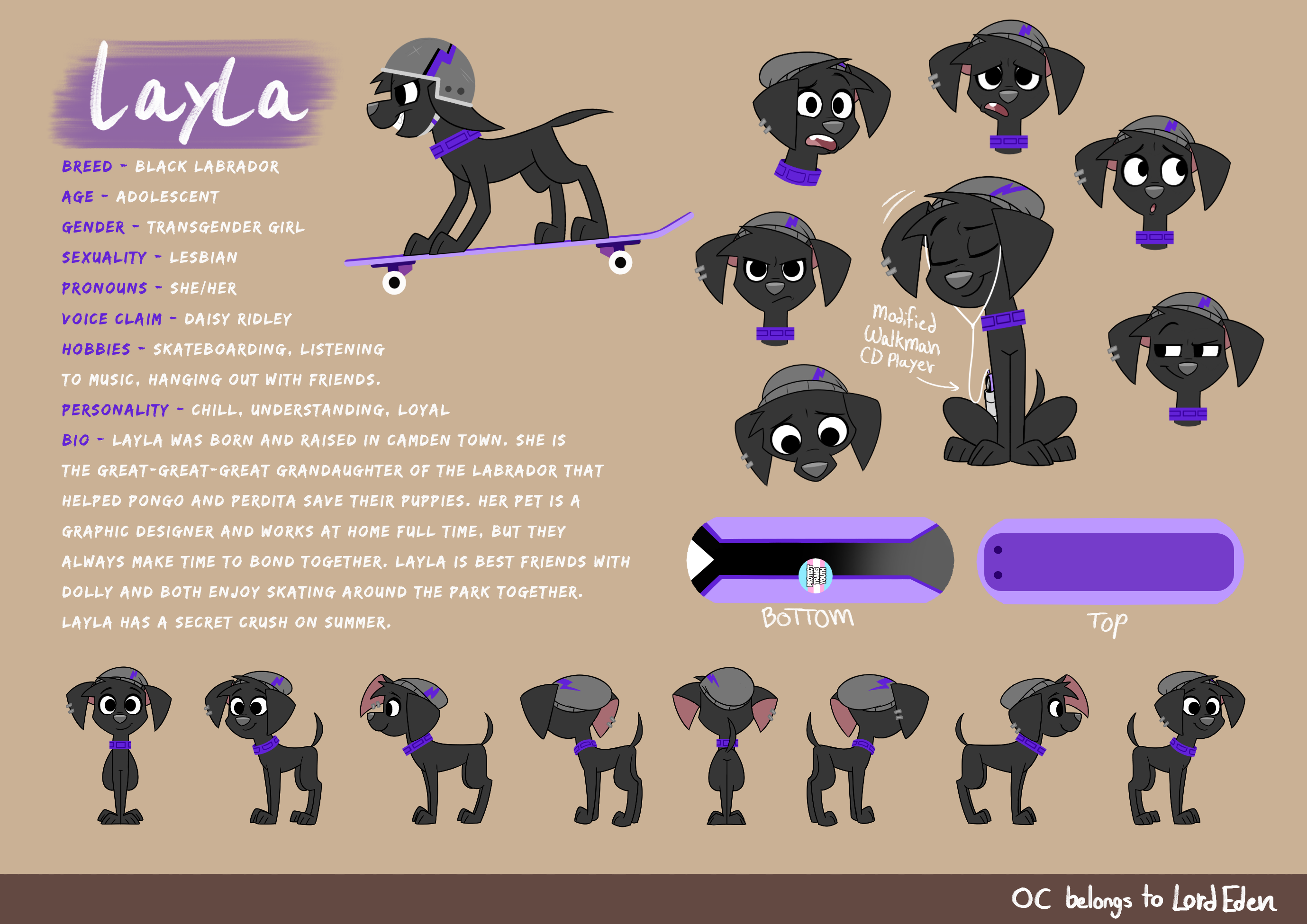 Layla Labrador - Character Sheet by L0rdEden on DeviantArt