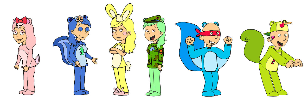 Me and my siblings cosplaying as HTF characters by sylbea on DeviantArt