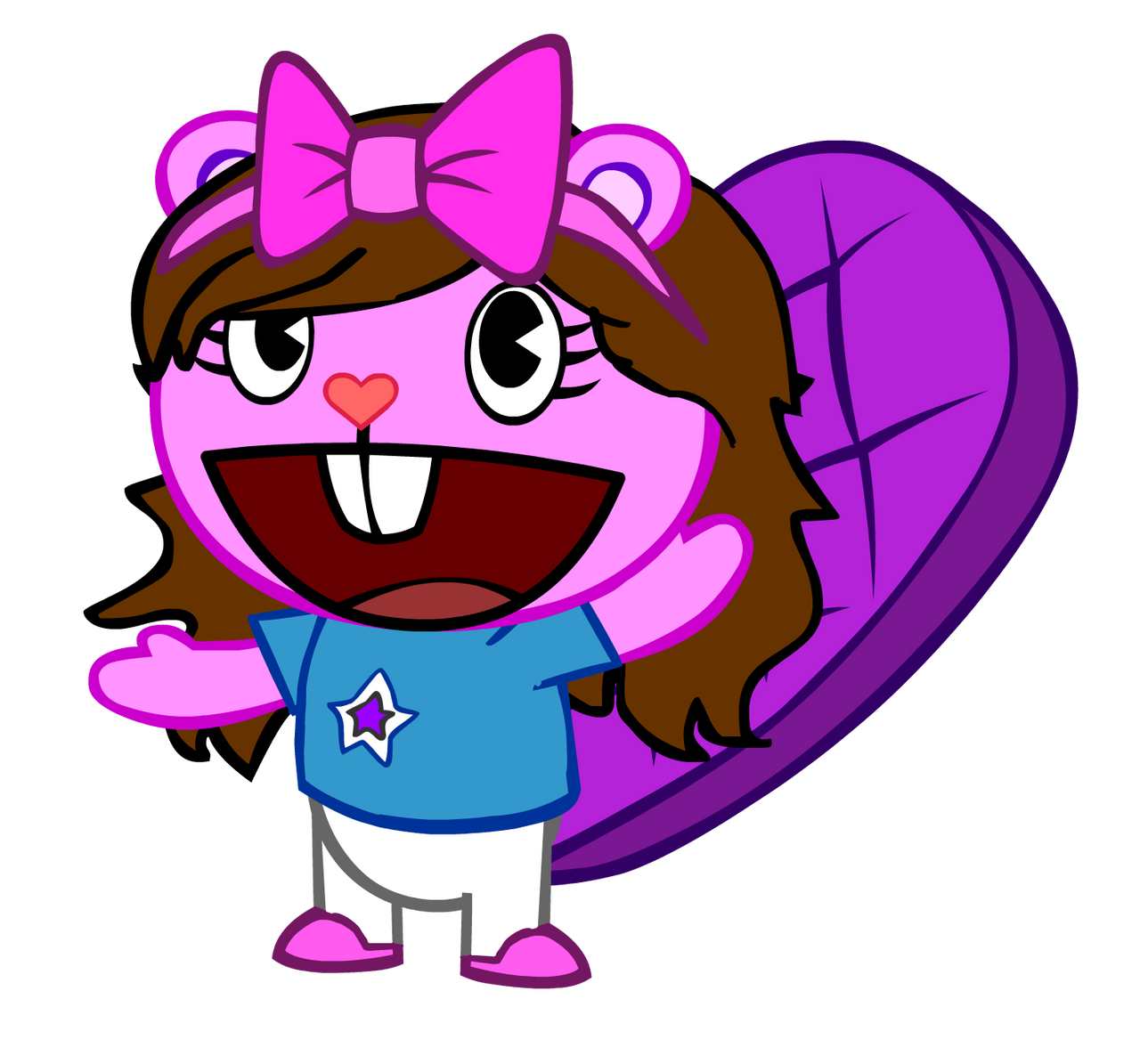 Molly has her hair in a bow. by Sylbea-HTF on DeviantArt