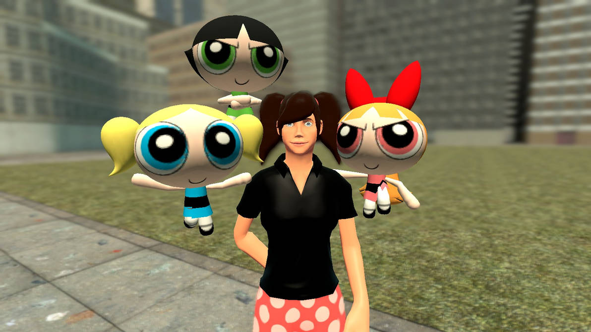 Ppg Mod Json Me (IRL) with the PPG characters (GMod version) by sylbea on DeviantArt