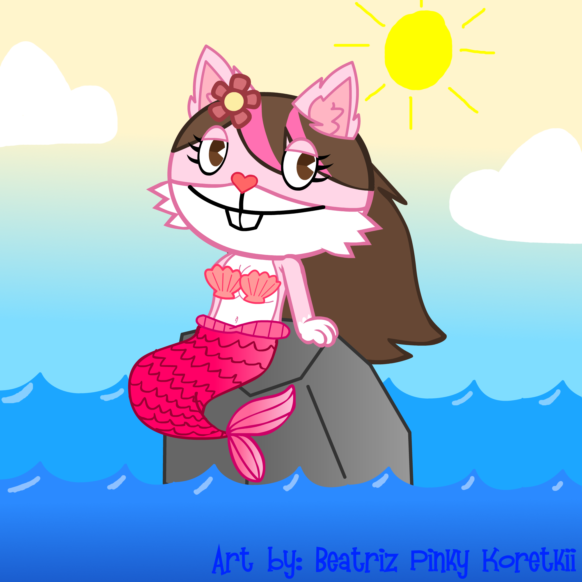 (HTF) Beatriz Pinky as a Mermaid (2022) by sylbea on DeviantArt