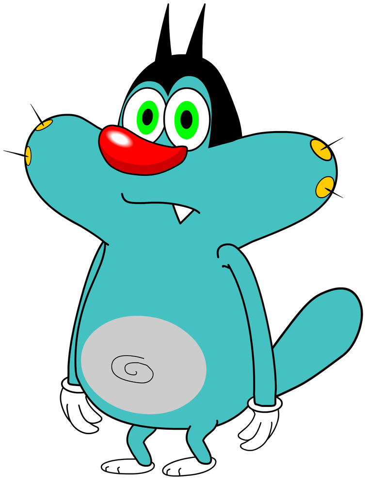 Oggy the blue cat- oggy and the cockroaches by bea-x0x0 on DeviantArt