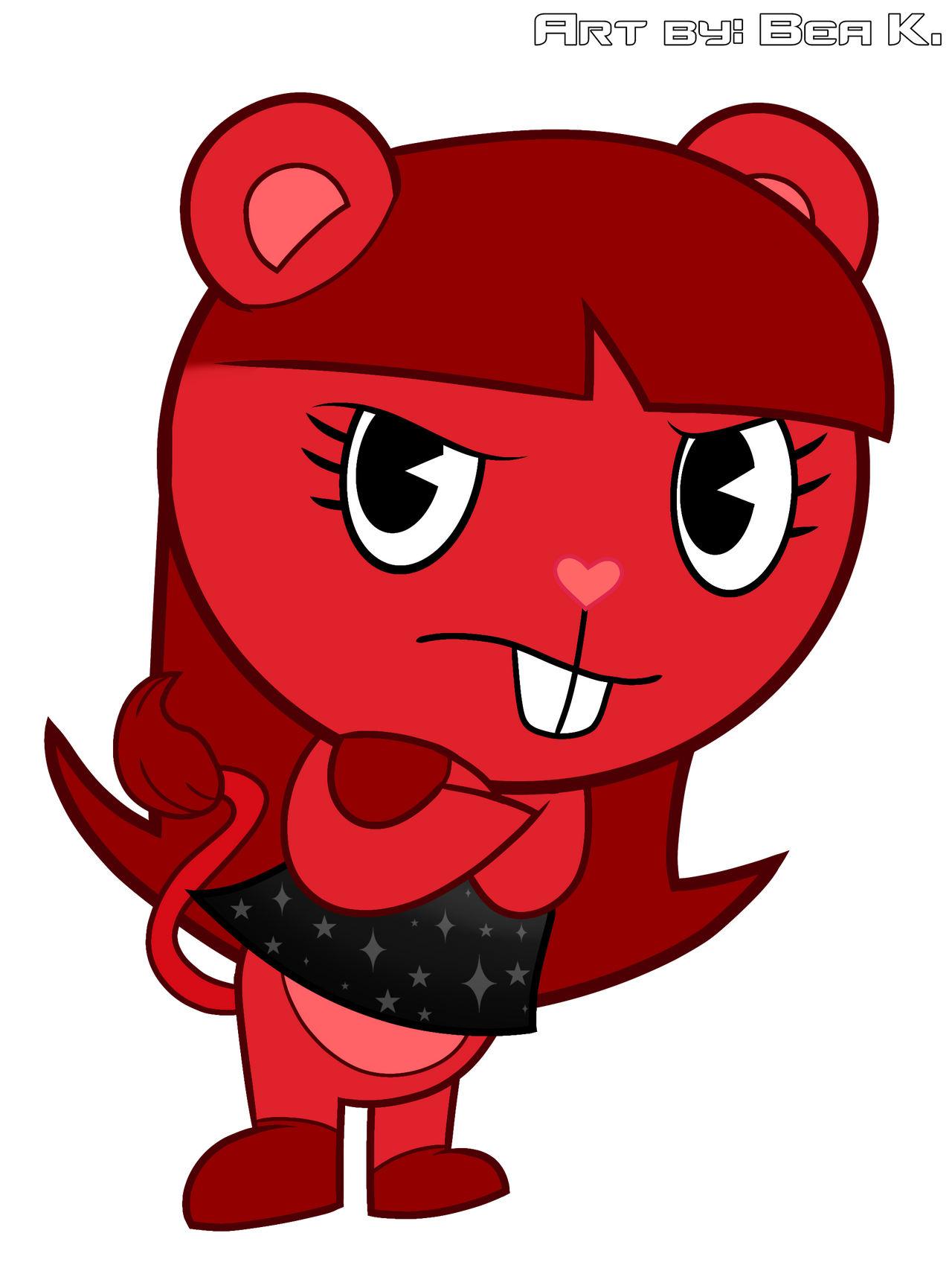 Lisa the Red Lion- Happy Tree Friends OC by BG-Enterprises on DeviantArt
