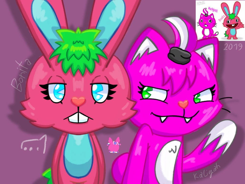 Kaliyah and Bonita redraw - Happy Tree Friends OC by Sylbea-HTF on ...