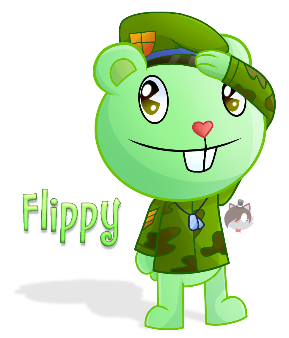 Htf 900 Fanart and Art Trade: Flippy HTF (Been 4 years ago by sylbea on DeviantArt