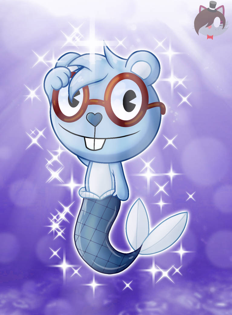 Mermay 2024 - Day 31: Culu the Blue Beaver -HTF OC by Sylbea-HTF on ...