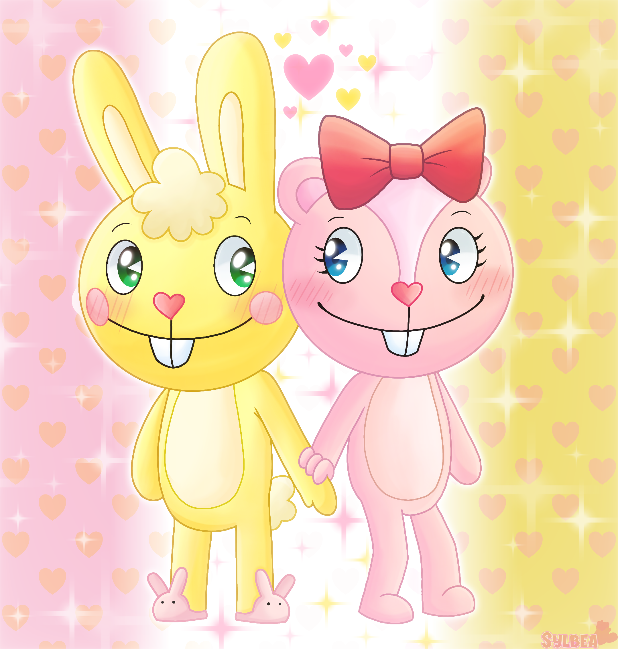 Htf 900 Loveruary 2025: Day 3 - Cuddles X Giggles by Sylbea-HTF on DeviantArt