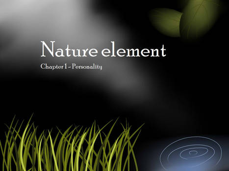 New cover for my comic - Nature Element