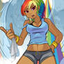 Rainbow Dash in Cloudsdale - clean version -