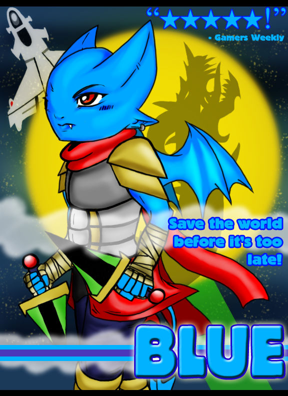 BLUE: Box Art by Dracolord on DeviantArt