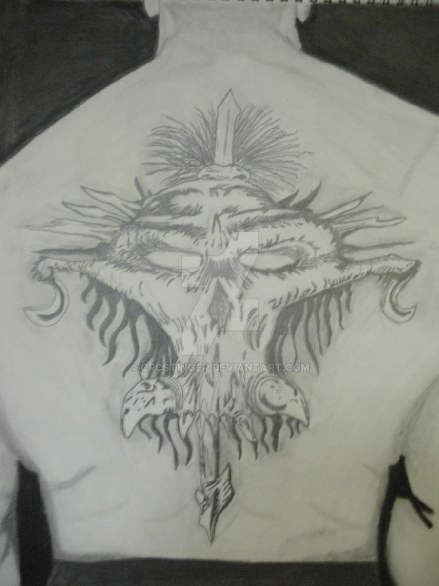 Brock's Back Tattoo . by CRCstinger on DeviantArt Brock's Back Tattoo . by CRCstinger on DeviantArt