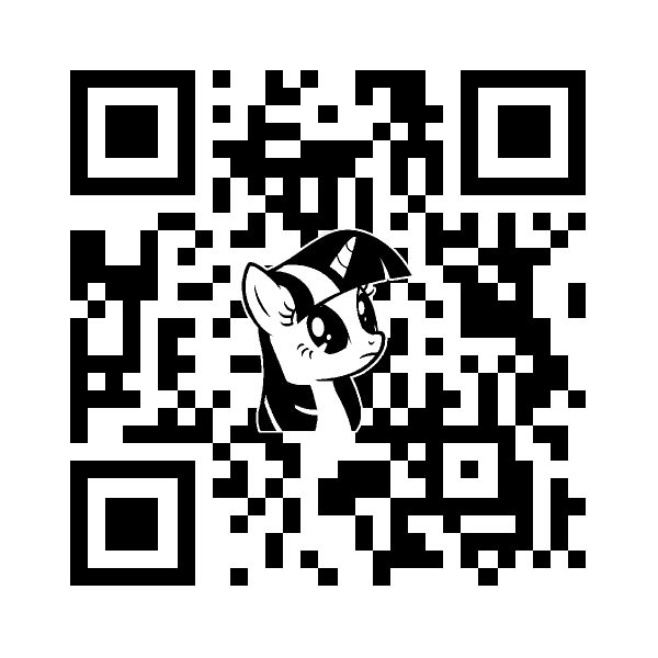 Twilight Qr Code Twilight Sparkle QR by caffeinejunkie on DeviantArt
