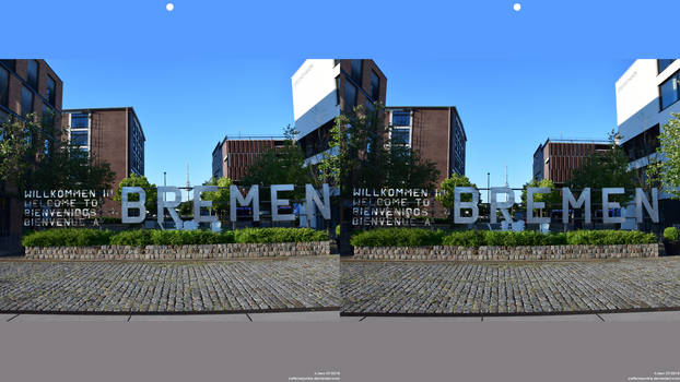 Welcome to Bremen (Stereographic Image)