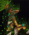 Mayan Myth - Goddess Ixchel by EmanuellaKozas