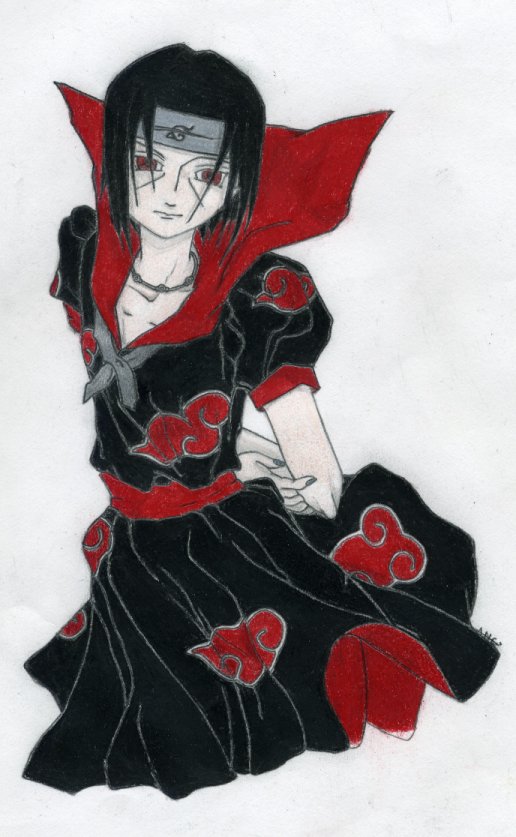 Itachi in a dress