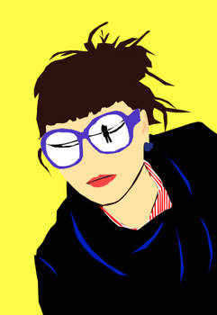 the same in my glasses vector