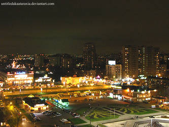 night lights of Moscow