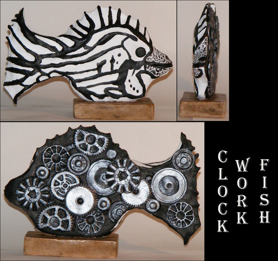 Fretwork Fish Clockwork Fish by ThomasGereg on DeviantArt