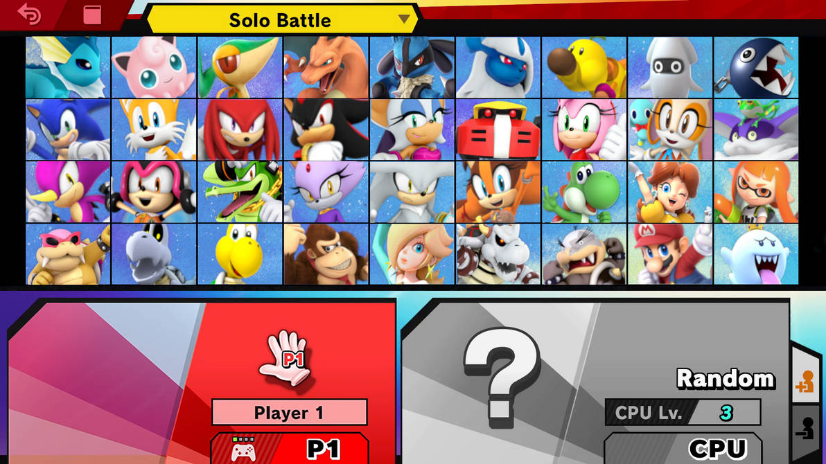 My Smash Roster by Flurr4 on DeviantArt