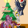 Merry Christmas with my friends and Pinkamena :)