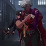 Ambessa Medarda tongue kisse Yoruichi Shihouin 1-2