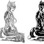 Catwoman inked Joe Rubinstein